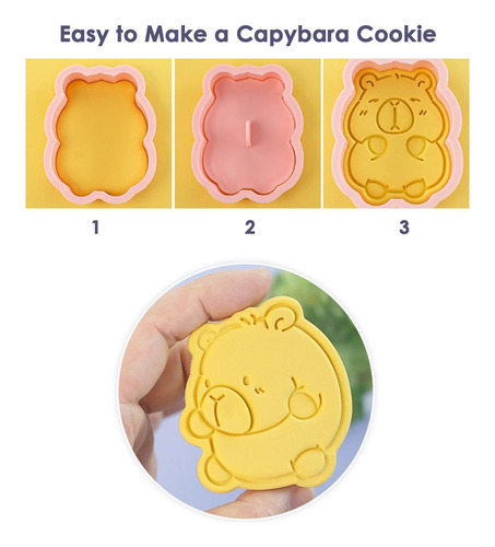 18pcs Capybara Cookie Cutter, Molde De Galletas Cortadores