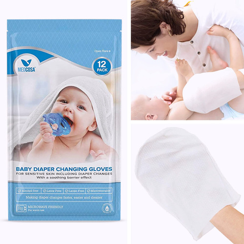 Medcosa Guantes De Limpieza Suaves Para Bebes De Cabeza A Pu