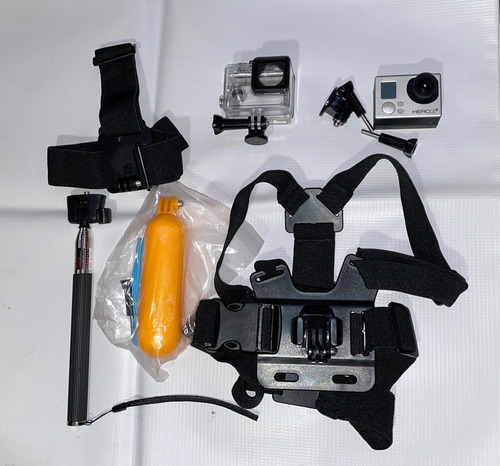 Cámara Gopro Hero 3+ Hd Original Silver Con Accesorios Plateado (Usado)