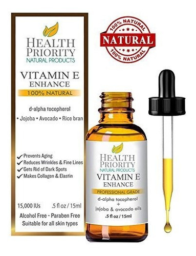 Aceite De Vitamina E 100% Natural La Piel