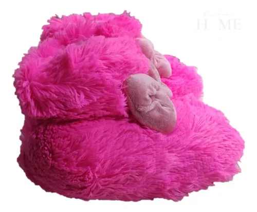 Babuchas Divinas En Bota, Con Moño Grande.