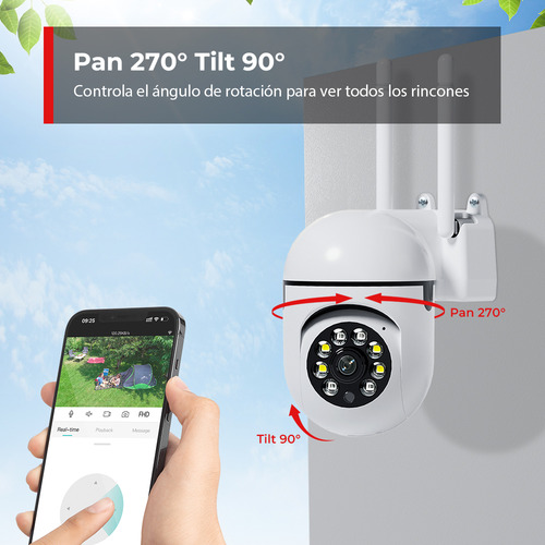 2pcs Cámara De Seguridad Anberx K1 Hd 4MP Visión Nocturna,Mini Cámara wifi 2.4GHz,Audio Bidireccional,Detección de Movimiento con Alerta,Cloud Video Recording,O-KAM PRO APP