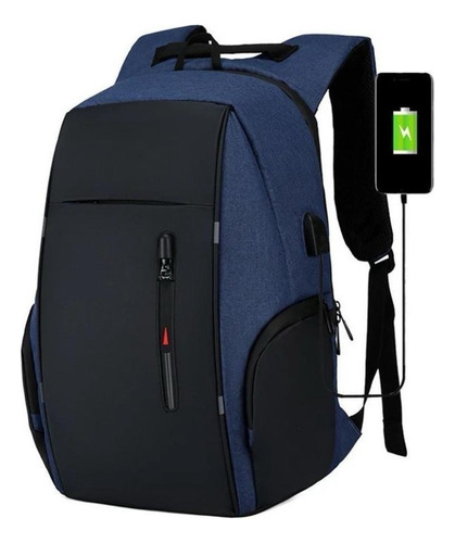 Mochila Con Usb Back Pack Antirrobo Super Calidad