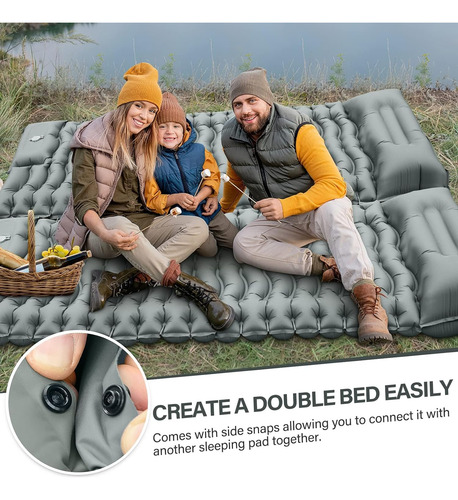 Colchoneta Dormir Camping, Colchoneta Inflable Ultralig...