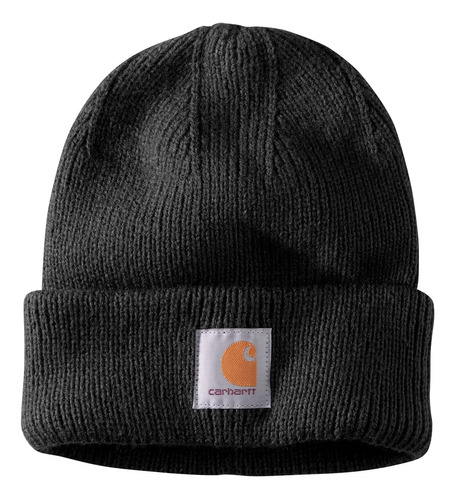 Carhartt Gorro De Punto Acanalado Para Mujer 105560, Negro -