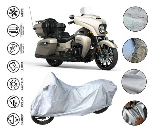 Cubre Impermeable Moto Indian Roadmaster Dark Horse