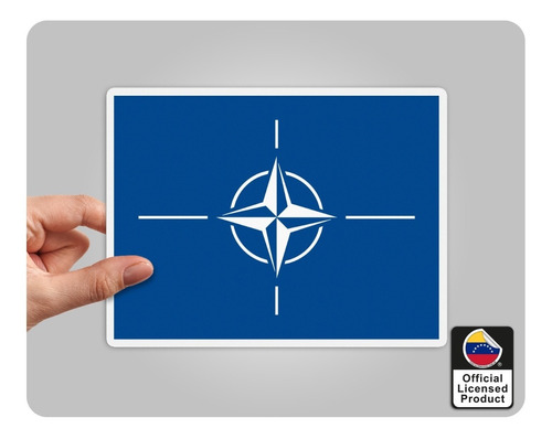 Calcomanías De Bandera De Organizaciones: Otan, Nato Y Otsc