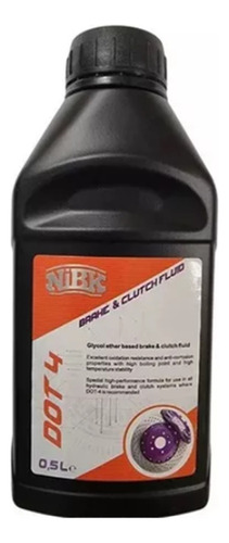 Liquido De Frenos Nibk Dot-4 354,8 Ml / 12onz