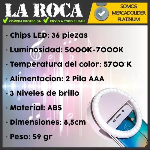 ARO LUZ LED CELULAR/TABLET XJ-01