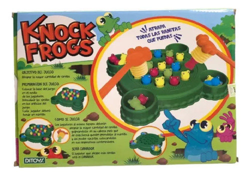 Juego De Mesa Knock Frogs Atrapa Las Ranitas Ditoys 2616