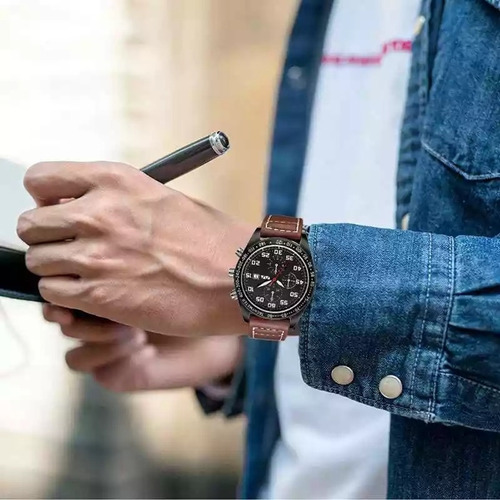 Relógio Estilo Antigo Pulseira De Couro Pfv Ler Todo Anuncio