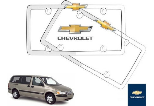 Par Porta Placas Chevrolet Venture 1999 Original