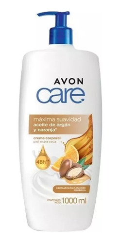 Crema Corporal Aceite De Argan Y Naranja Care Avon Piel Seca