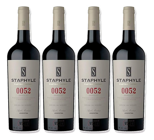 Vino Staphyle Partida Limitada Cabernet Franc Pack X4