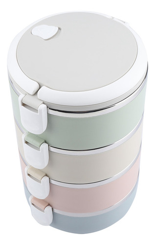 Xr Contenedor Portátil De Acero Inoxidable Para Almuerzo,