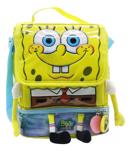 Lunchera Lonchera Infantil Escolar Bob Esponja Color Amarillo