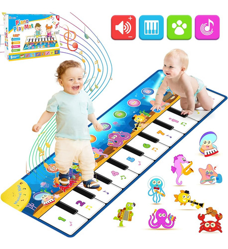 Alfombrilla De Piano Retruth Para Niños Pequeños 1-3, Juguet