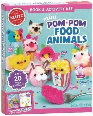 Libro Mini Pom-pom Food Animals - Editors Of Klutz
