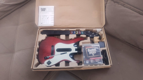 Guitarra Ps3 Ou Pc Guitar Hero 5 + Jogo Orignal (Usado)