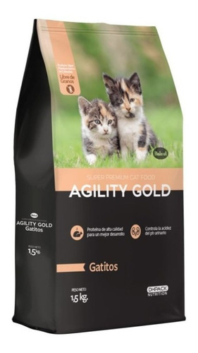 Agility Gold Gatitos 3kg 