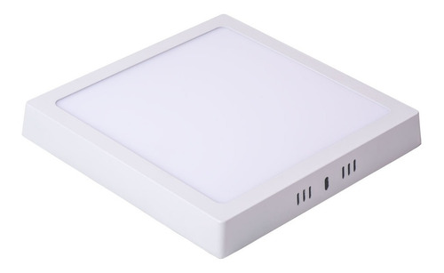 Pack X 10 U Panel Plafon Led 18w Aplicar Cuadrado Externo