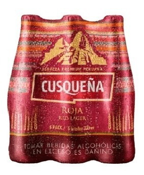 Cerveza Cusqueña Red Lager 330ml X6