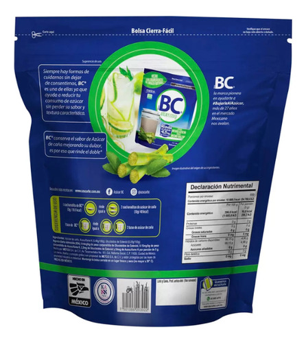 Bc Azúcar Y Extracto De Stevia 3.25 Kg