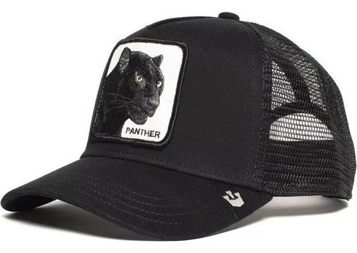 Gorra De Malla Con Protección Solar Y Bordado De Animal