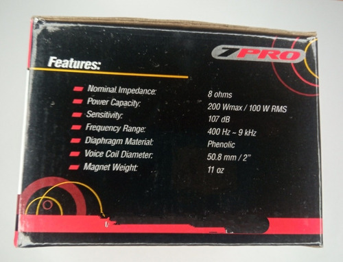 Driver Agudo 7pro Modelo Spd-110 200watts Tipo Selenium