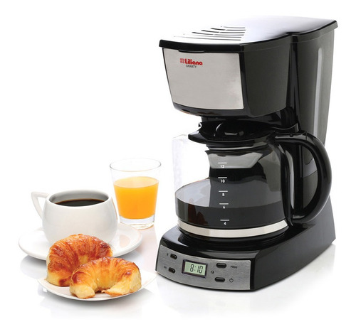 Cafetera Liliana Smarty Ac964 Automática Negra Y Gris Filtro