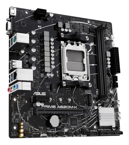 Asus Prime A620m-k Am5 2x Ddr5 1x M.2 Pcie 4.0 Micro Atx