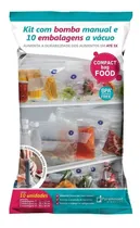 Comprar Sacos Reutilizaveis Conserva Alimento A Vacuo 10 Und + Bomba