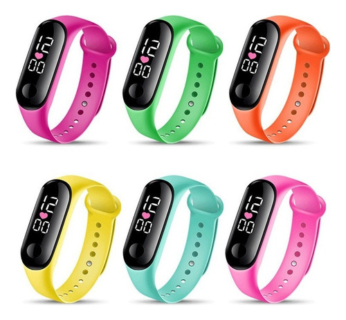 Reloj Led Digital Táctil Unisex Mayoreo De 24 Piezas