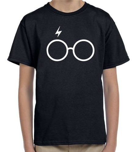 Remera Niños Harry Potter Rayo Leviosa 100% Algodon