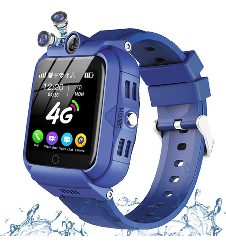 Reloj Inteligente P/niños Ddioyiur 4g Edad 3-16 Años - Azul