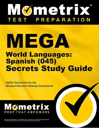 Libro: Mega World Languages: Spanish (045) Secrets Study For