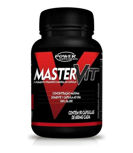 Master Vit 600mg (90 Caps) - Padrão: Único Without Flavor