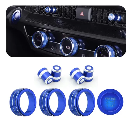 comprar 8 Funda Para Boton Arranque Parada Motor Cubierta Azul