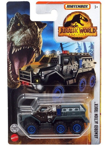 Jurassic World Dominion Armored Action Truck Matchbox! 1:64