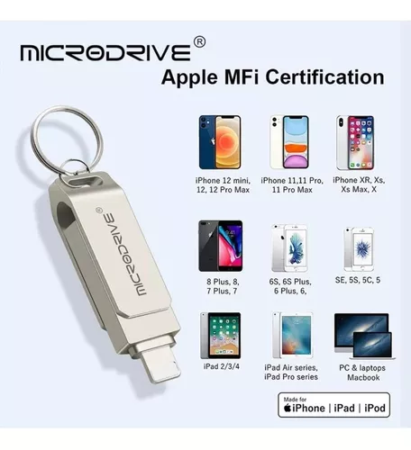 Memoria Pendrive Para iPhone Y iPad - 64gb Usb 3.0 Llavero