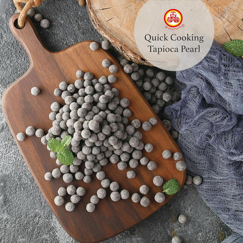 Wufuyuan Boba Tapioca Pearl, Sabor A AzĂșcar Negro, Listo En