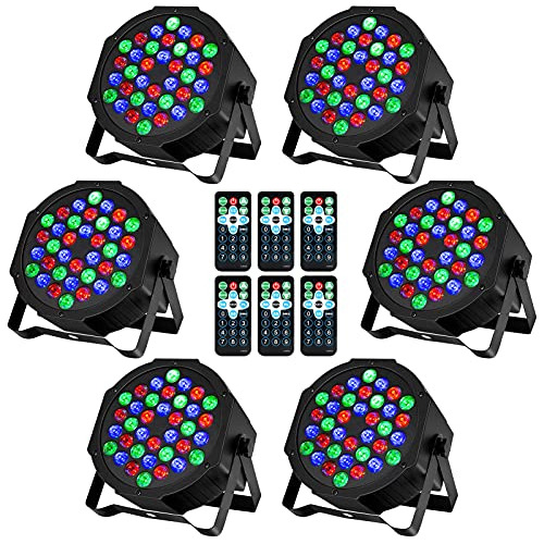 Litake Led Dj Stage Par Lights, Dmx Dj Uplighting Sound Acti