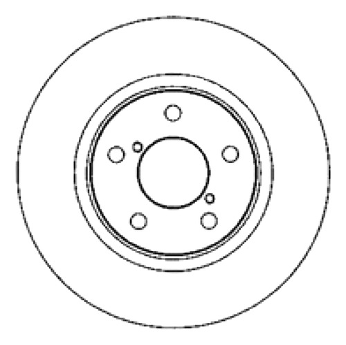 Disco Freno Delantero (260mm) Subaru Legacy 89-91