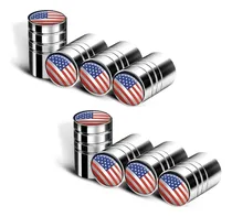 Comprar Paquete De 8 Tapas De Vástago De Válvula Con Bandera America