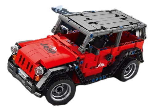 Block Jeep Recargable Auto Armable 448 Piezas