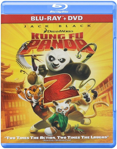 Kung Fu Panda 2 Blu Ray + Dvd Película Nuevo