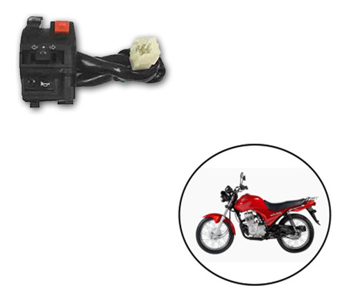 Mando Izquierdo 12 Vcc Para Moto Honda Cargo Rmb