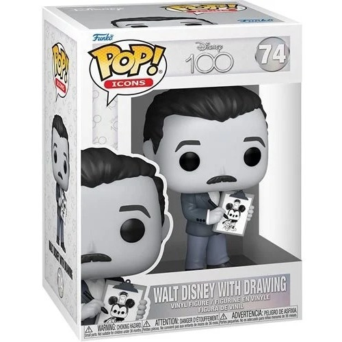 Funko Pop!  Disney 100th - Walt Disney With Drawing