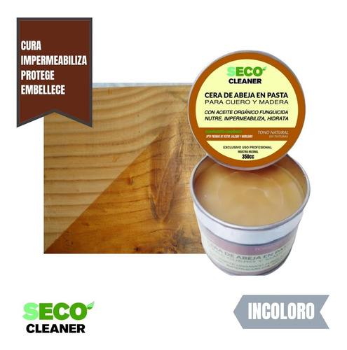 Cera Orgánica Para Cuero 350ml Nutridora Hidratadora