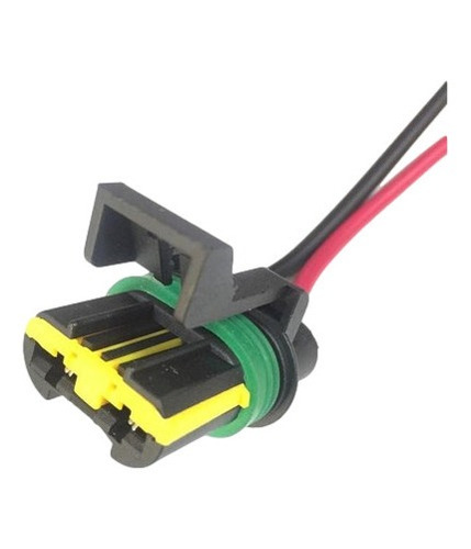 Conector Eletroventilador 2 Vias Ford Fiesta Cable 12# 